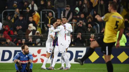 PSG venció a Pays de Cassel; Copa de Francia. Foto: Reuters.