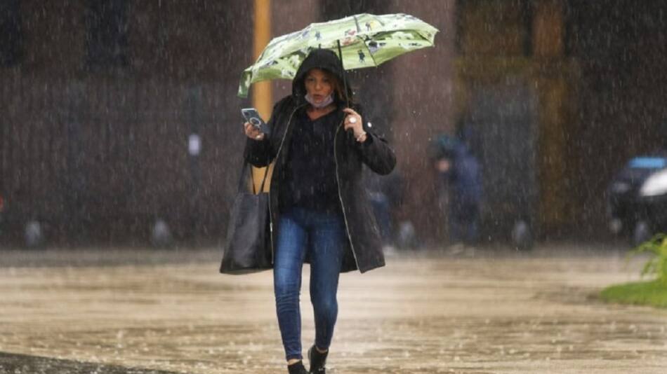 Lluvia, mal clima. Foto: NA.