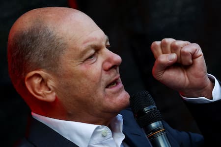 Olaf Scholz, canciller de Alemania. Foto: Reuters.