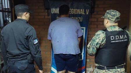 El hombre detenido por matar un mono. Foto: misionesonline