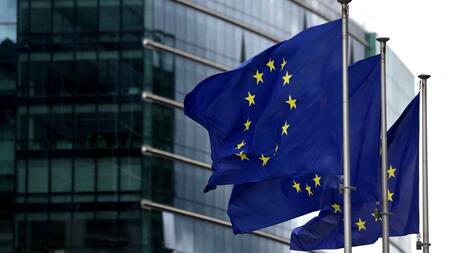 Banderas de la Unión Europea. Foto: Reuters