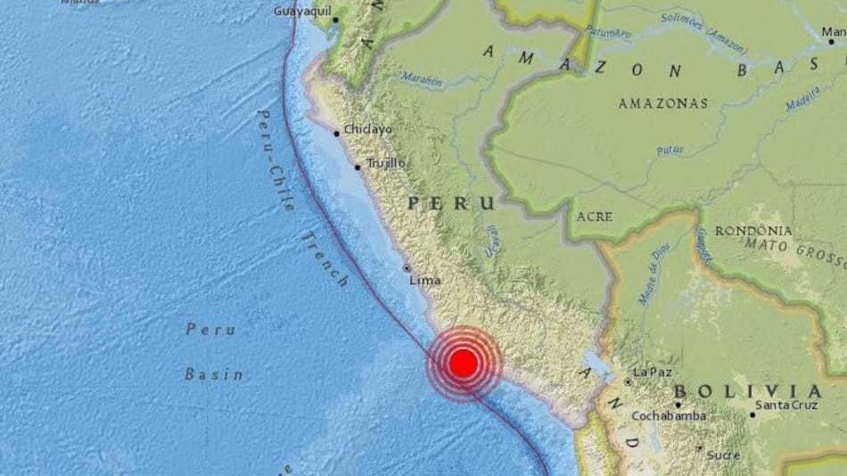 Sismo en Perú