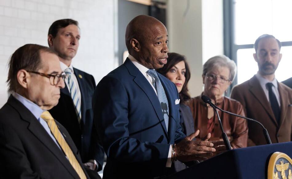 Eric Adams, alcalde de Nueva York. Foto: EFE.