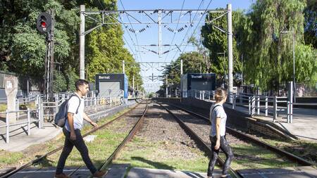 Paro de trenes. Foto: NA/Damián Dopacio