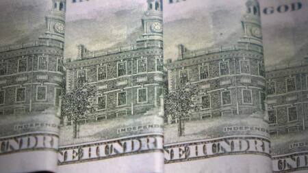 Dólar, Dólares, billetes de dólar, foto NA