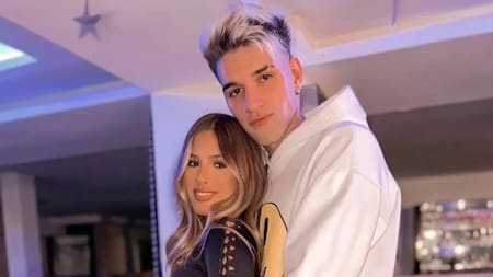 Julieta Poggio y su ex novio Lucca Bardeli. Foto: Instagram