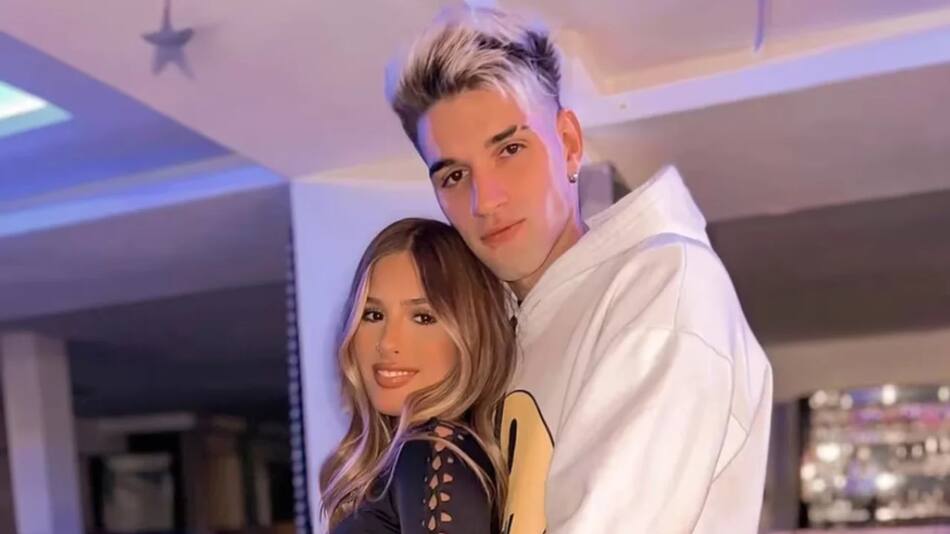 Julieta Poggio y su ex novio Lucca Bardeli. Foto: Instagram