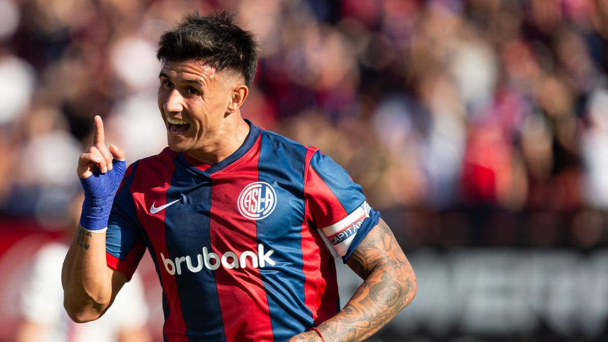 Adam Bareiro; San Lorenzo vs Tigre. Foto: NA