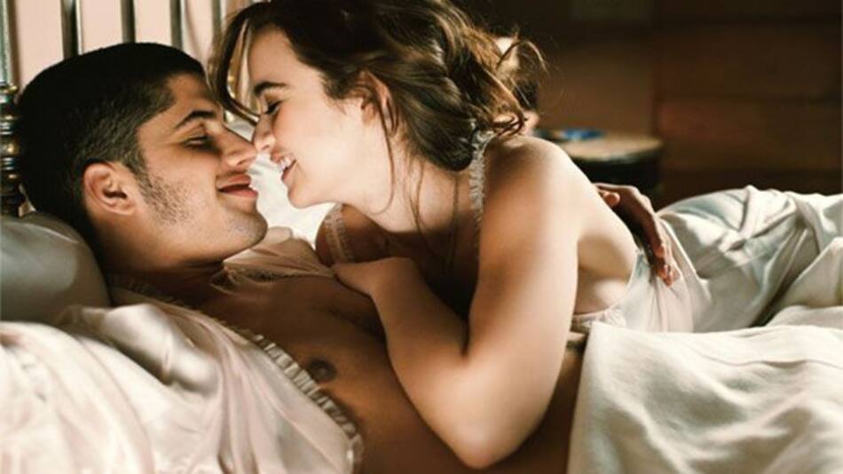 Pareja en la cama