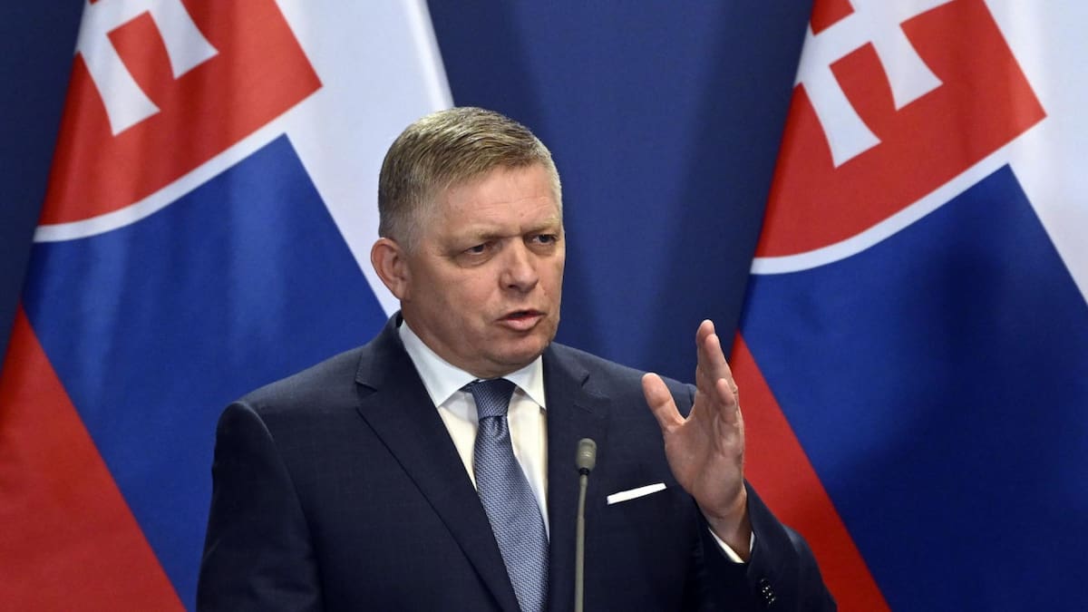 Robert Fico, primer ministro de Eslovaquia. Foto: EFE.