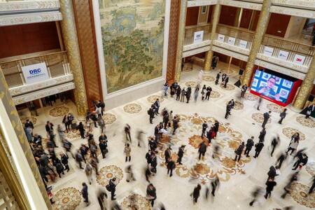 Foro del desarrollo de China. Foto: EFE.