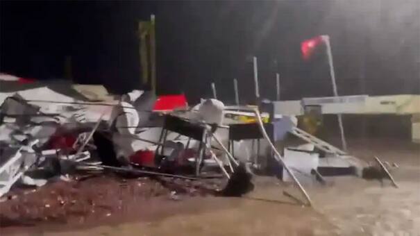 Lo que dejó el temporal en varias partes del país: camiones volcados, granizo y destrozos