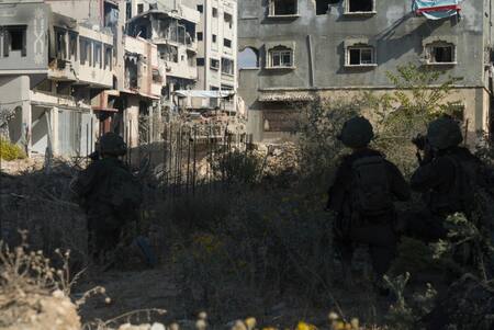 Ejército israelí en la Franja de Gaza. Foto: EFE.