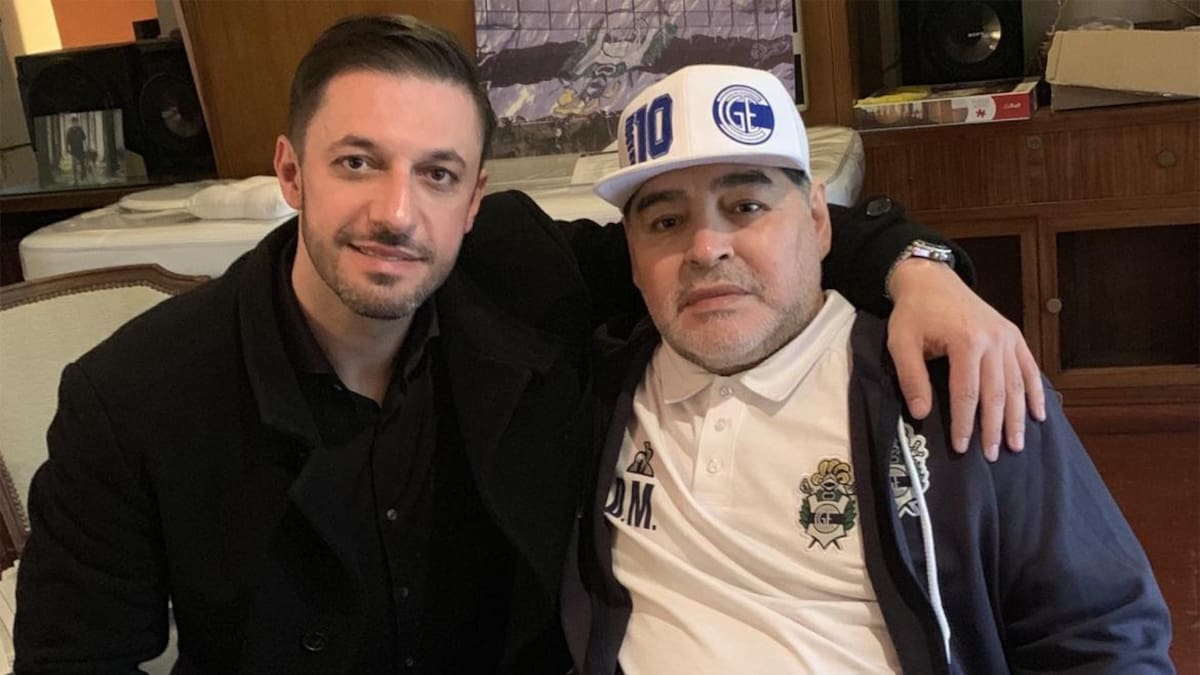 Matias Morla y Diego Maradona