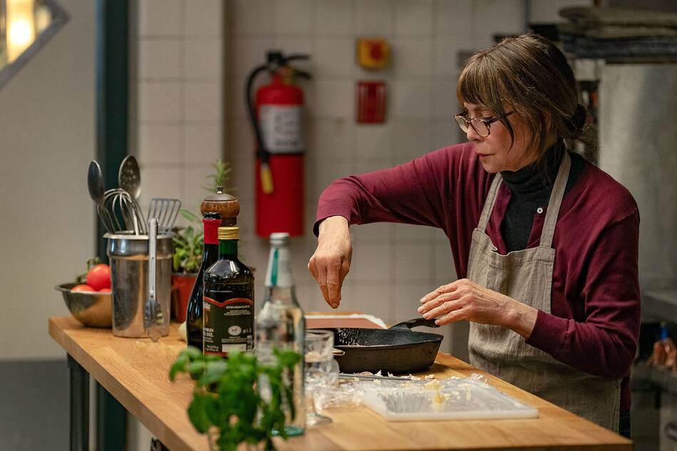Talia Shire en Nonnas, la película de Netflix que es furor. Foto: Netflix