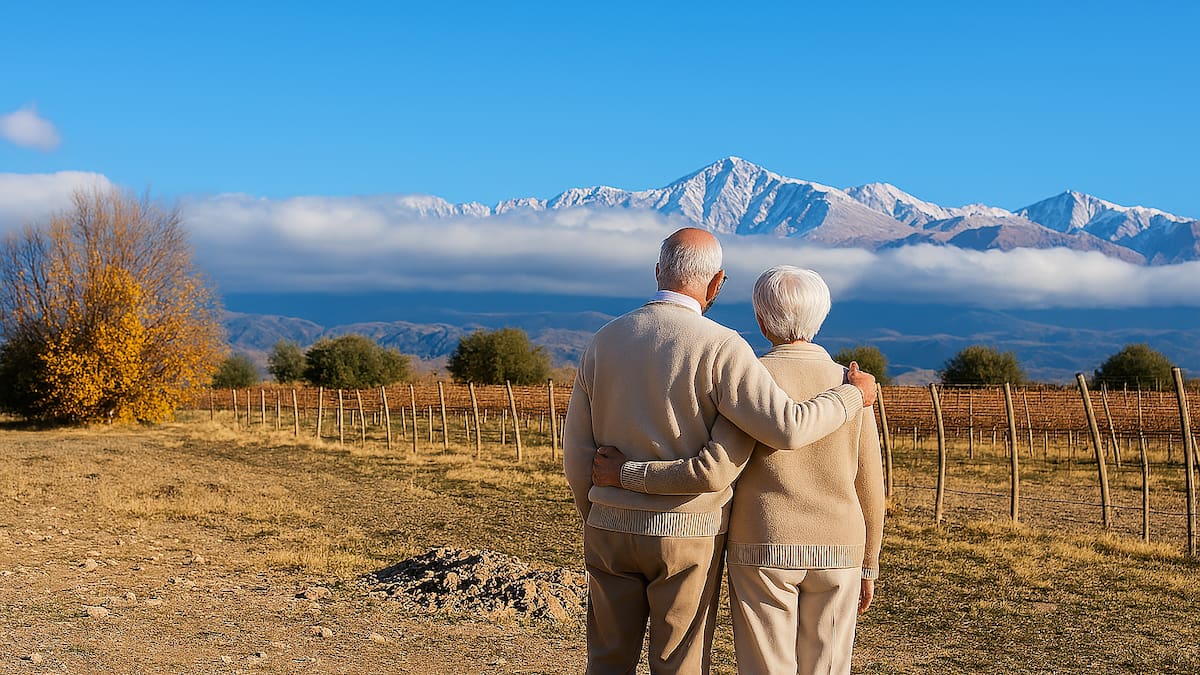 El destino escondido de Mendoza que enamora a jubilados entre viñedos y montañas.