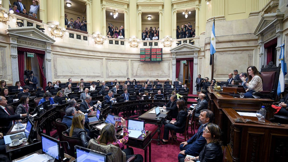 Senado, Congreso. Foto: NA