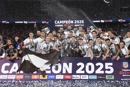 Platense, el campeón del Torneo Apertura 2025. Foto: NA (Luis Santillán)