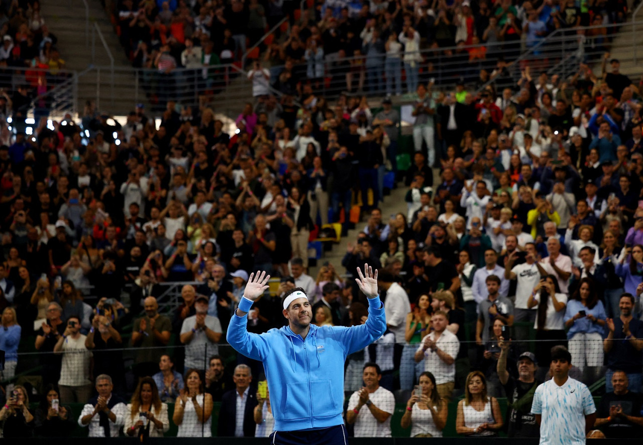 Despedida de Juan Martín Del Potro. Foto: Reuters