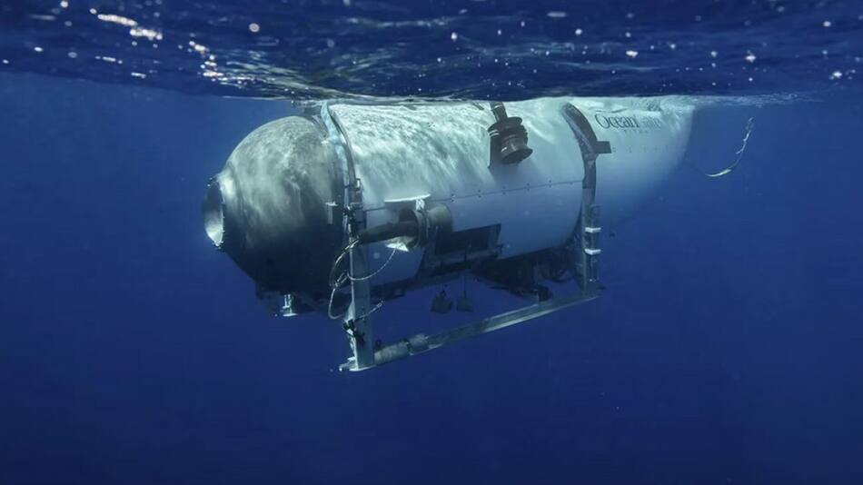 Así era el submarino que desapareció. Foto: Instagram/OceanGate