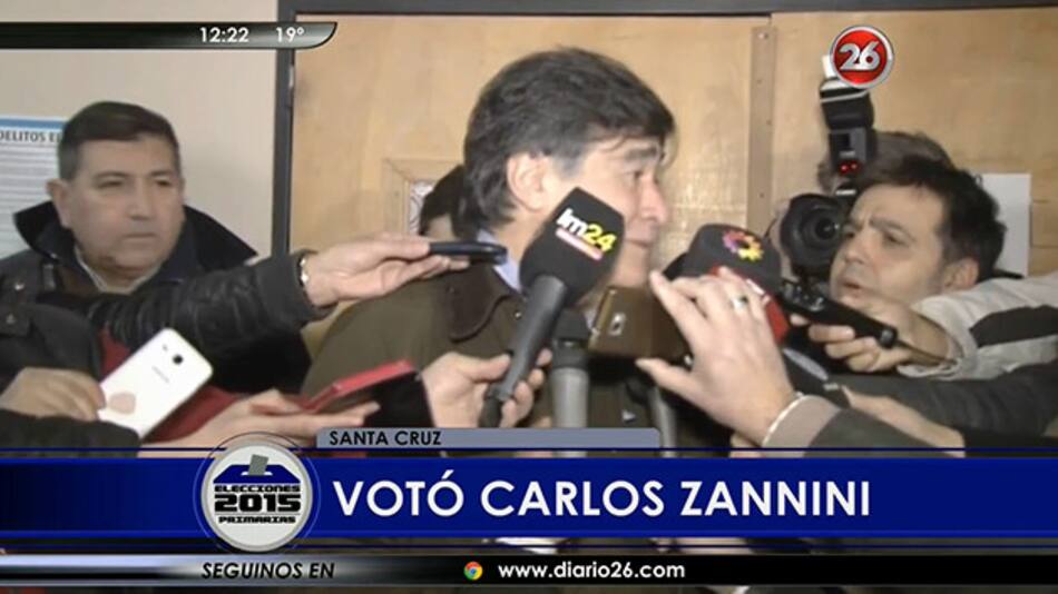Paso Nacional 2015 - Votación Carlos Zannini (Canal 26)