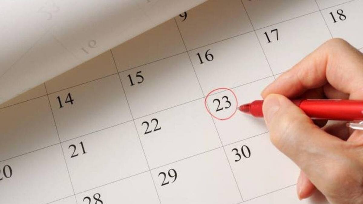 Feriados, calendario, NA