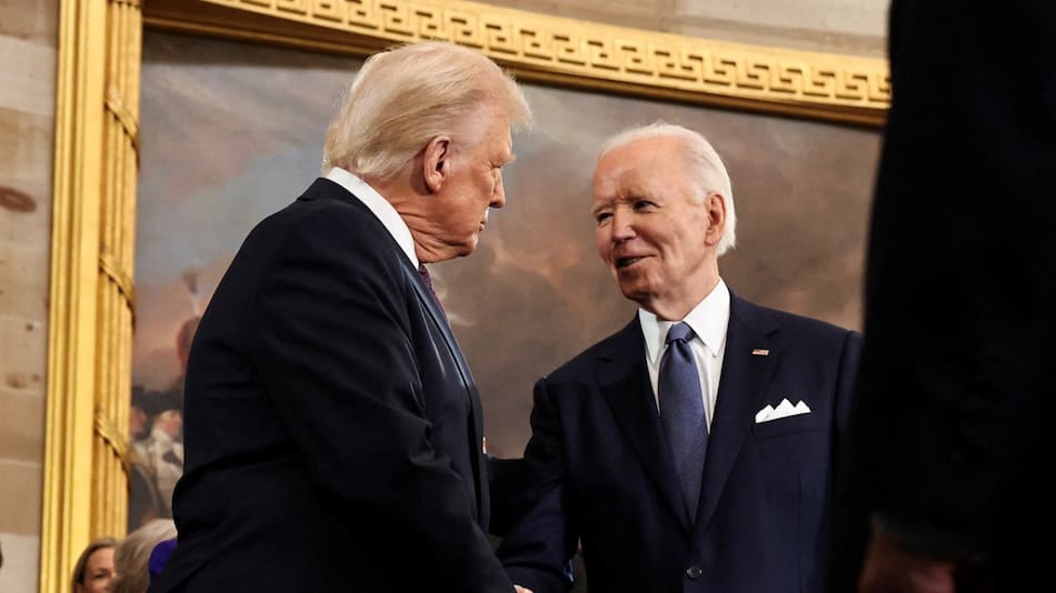 Donald Trump y Joe Biden. Foto: Reuters (Chip Somodevilla)