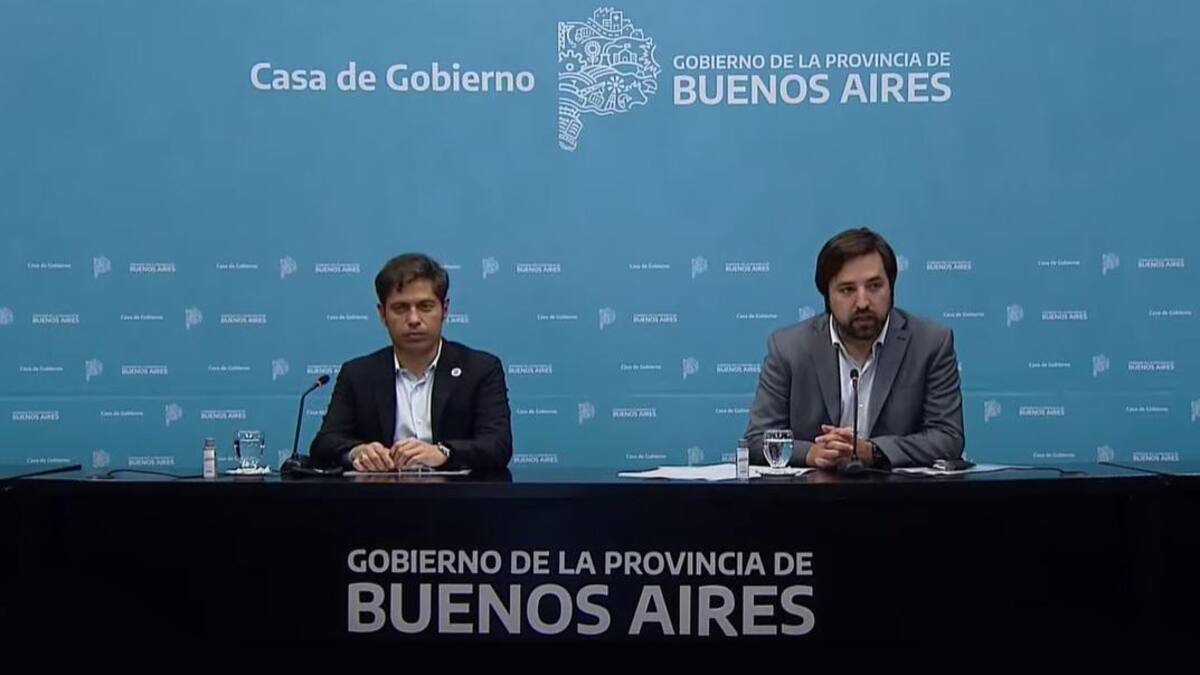 Axel Kicillof y Nicolás Kreplak