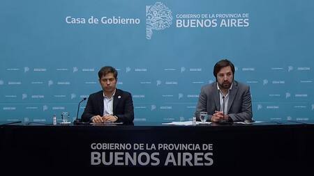 Axel Kicillof y Nicolás Kreplak