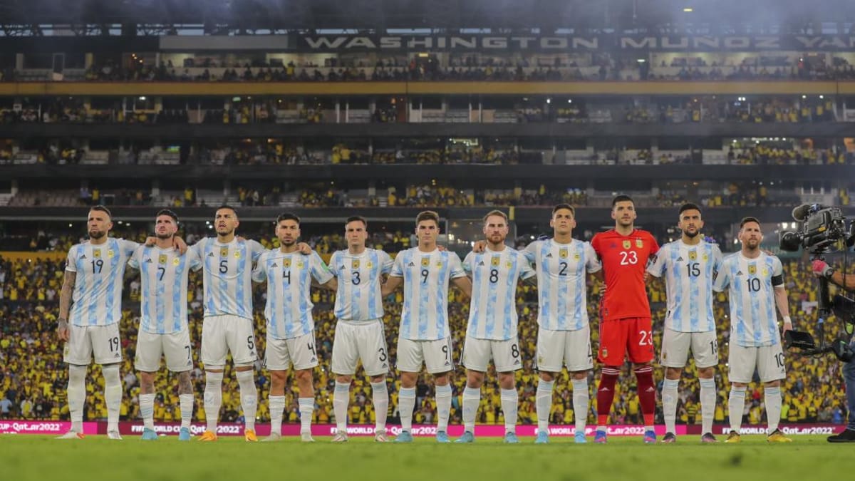 La Selección Argentina. Foto: NA