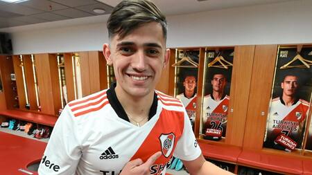 River presentó oficialmente a Pablo Solari. NA