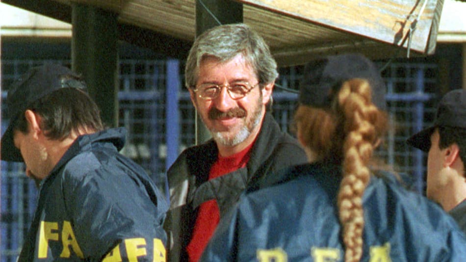 Leonardo Bertulazzi, en su detención en Argentina en 2002. Foto: Reuters.