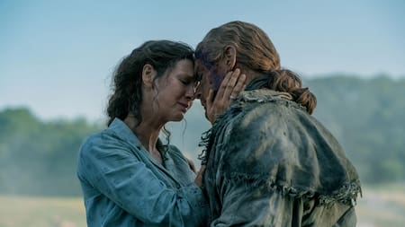 Jamie y Claire en la temporada 7. Foto: Starz