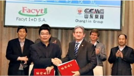 Firma de Memorandum de Entendimiento entre Grupo Changlin de la Pcia. de Shandong y Grupo FACYT de Argentina. Foto: Reporte Asia.