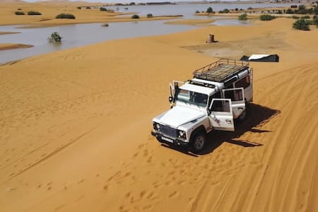 Inundación histórica en el Sahara. Foto: X @AMAZlNGNATURE