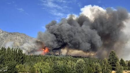 Incendios en la Patagonia, Chubut, NA