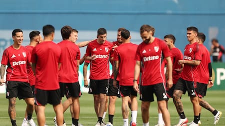 River en la previa del Mundial de Clubes 205. Foto: REUTERS/Agustin Marcarian