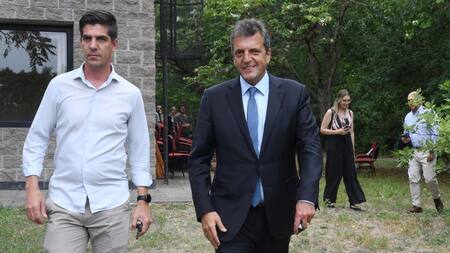 Sergio Massa, reunión con Mesa de Enlace. Foto: Télam