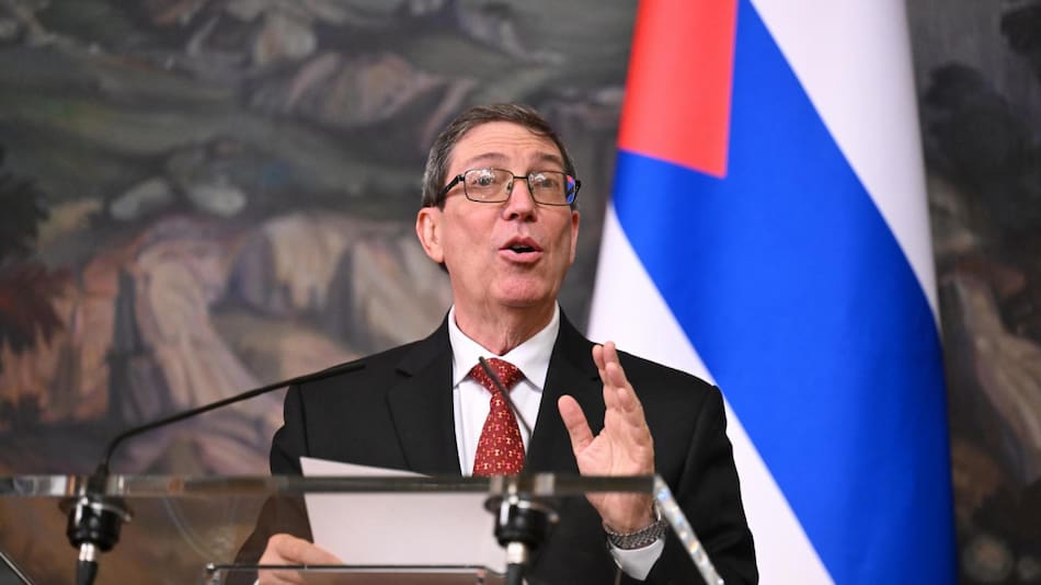 Bruno Rodríguez, canciller de Cuba. Foto: EFE.