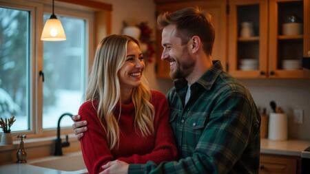 Pareja, novios, romance, relación. Foto: Freepik AI.