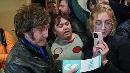 Votó Javier Milei. Foto: Reuters.