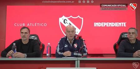 Conferencia de prensa de Néstor Grindetti.