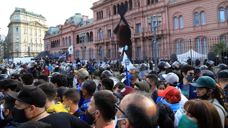 Velatorio de Diego Maradona, NA