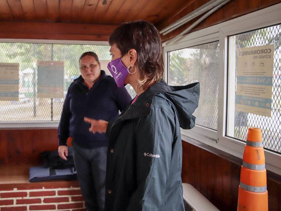 Operativo de contingencia de la Municipalidad de Quilmes en la Ribera por crecida del Río de La Plata