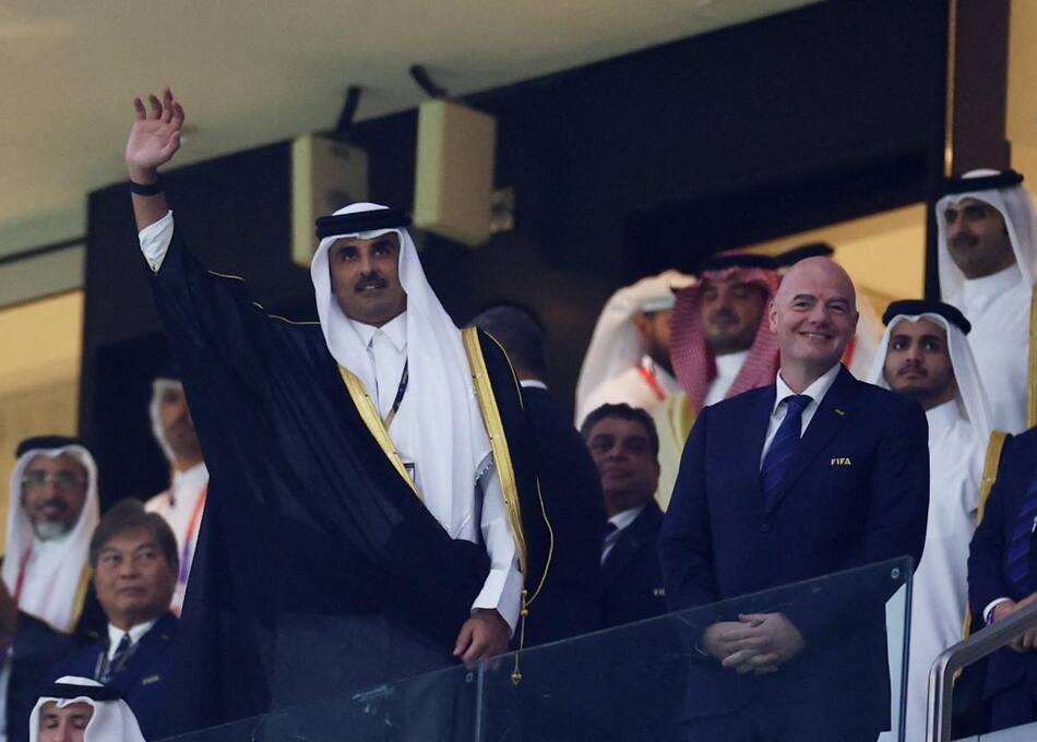 Fiesta inauguración del Mundial Qatar 2022. Foto: Reuters.