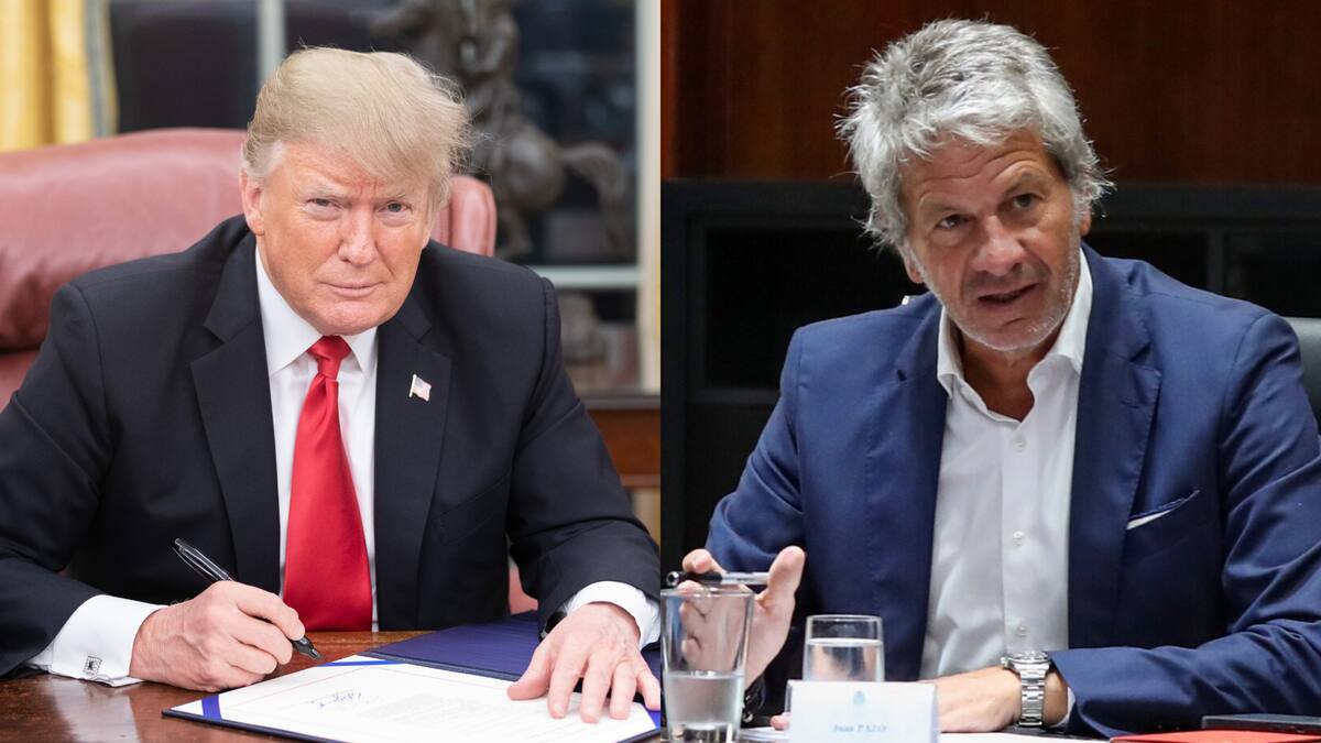 Donald Trump y Juan Pazo, titular de ARCA