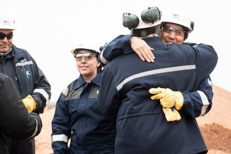 Comenzó el llenado del Gasoducto Néstor Kirchner. Foto: Twitter.