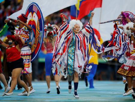 Fiesta de cierre, Brasil vs Perú - Copa América Reuters