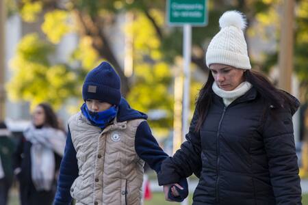 Ola de frío en Buenos Aires. Foto: NA (Damián Dopacio)