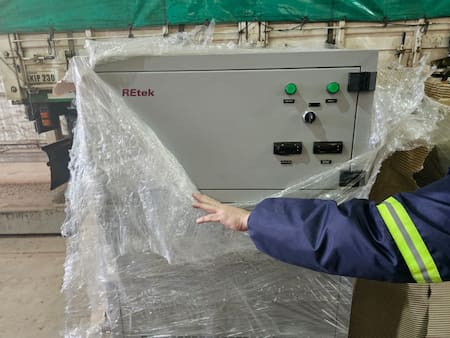 Aduana descubrió la maniobra irregular en el Puente Internacional General San Martín. Foto: Aduana.